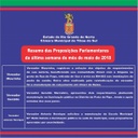 Resumo das Proposituras Parlamentares da última semana do mês de maio de 2018
